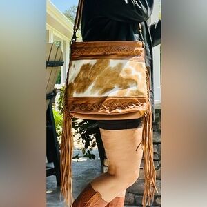 Purses Myra Bag Fashion Creed Leather and Hairon Bag S-2616